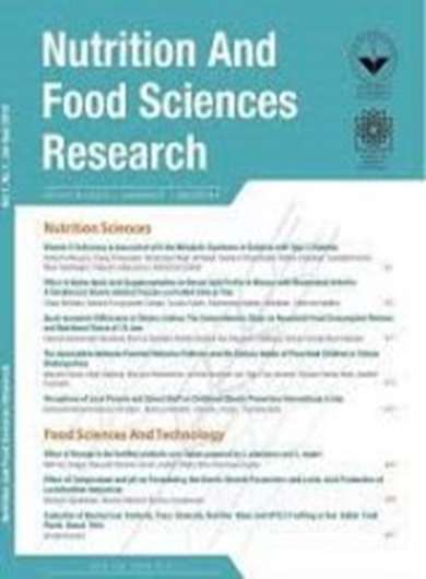 Nutrition and Food Sciences Research